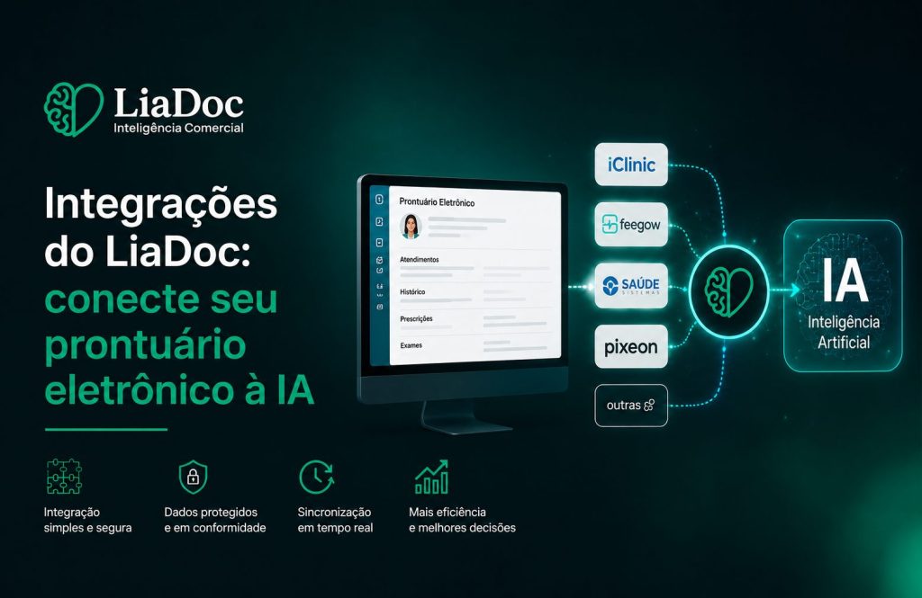 Integrações do LiaDoc: conecte seu prontuário eletrônico à IA